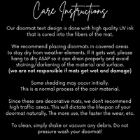 How Lucky Are We Doormat