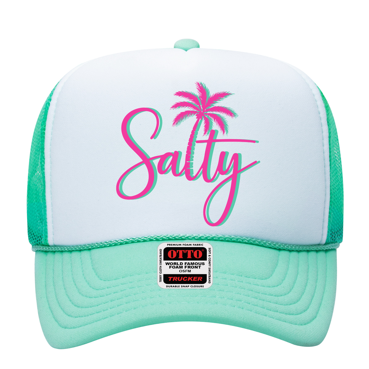 Neon Salty Otto Trucker Hat