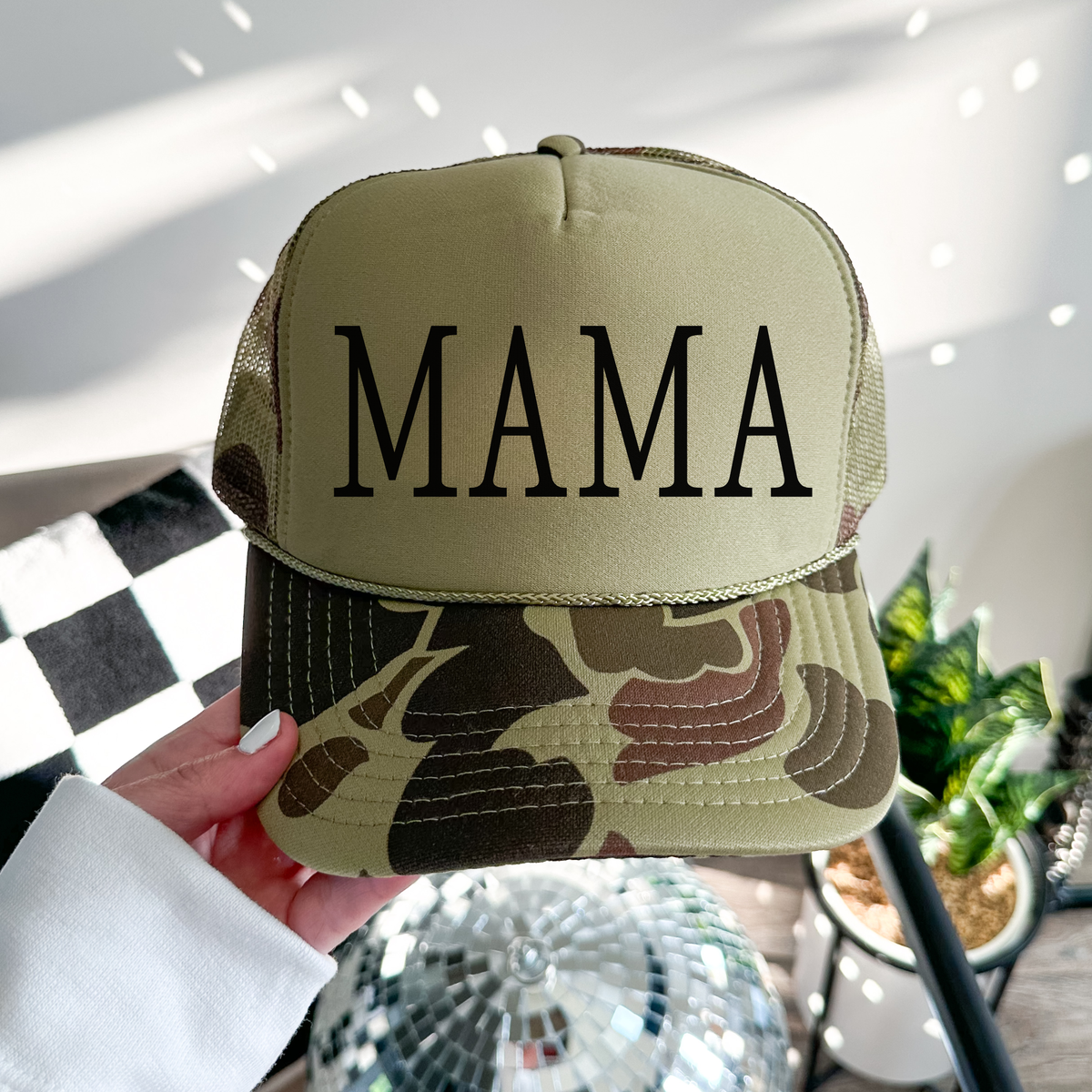 Custom "Mama" Otto Trucker Hat