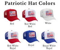 Coquette Bow American Flag Otto Trucker Hat for Women