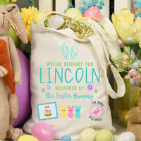 Personalized Easter Bunny Gift Basket/Bag