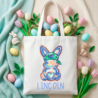 Brushstroke Easter Basket or Gift Bag