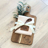 Personalized Cutting Board Set with Towel & Olive Branch