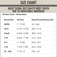 Name Cutout Richardson Hats (Size: Most Youth & Adult)