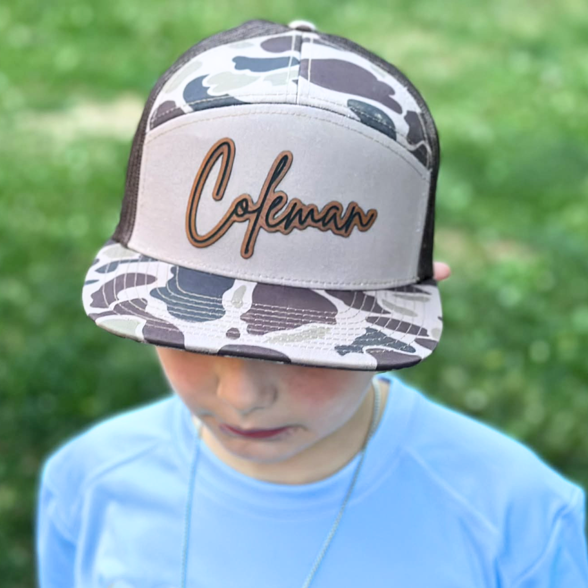 Name Cutout Richardson Hats (Size: Most Youth & Adult)