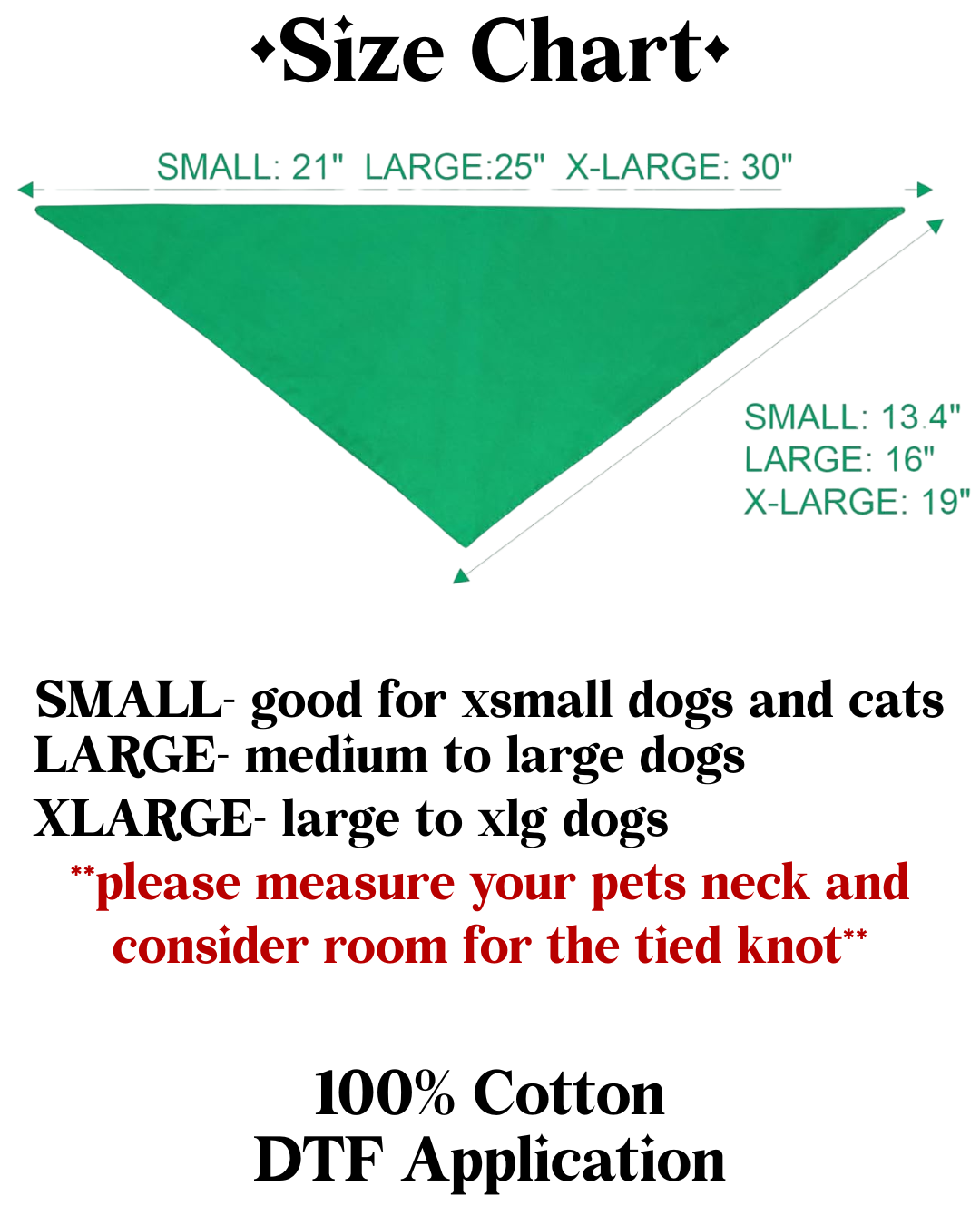 Shamrock Dog Bandana with Name