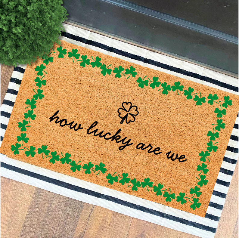 How Lucky Are We Doormat