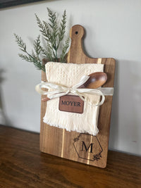 Personalized Cutting Board Gift Set