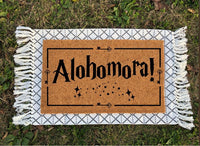 HP Alohomora Doormat | Alohomora Doormat | Housewarming Gift | Funny Door Mat | HP | HP Doormat | Wizards Welcome | Welcome Doormat |Doormat