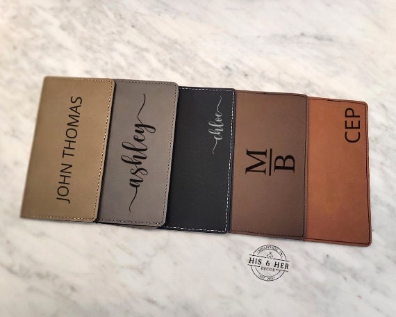 Personalized Checkbook Covers | Personalized Gifts | Checkbook Cover | Checkbook Holder | Checkbook Case | Leather Engraved Checkbook Cover