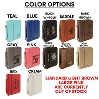 Custom Engraved Leather Bible Cover | Leather Bible Cover | Personalized Bible Cover | Personalized Christian Gifts | Religious Gift|Baptism