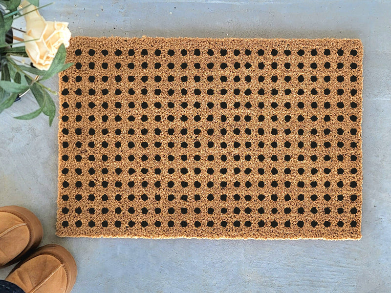 Geometric Shape Doormat | Minimalist Decor | Boho Decor | Geometric Decor | Welcome Mat | Bohemian Doormat |