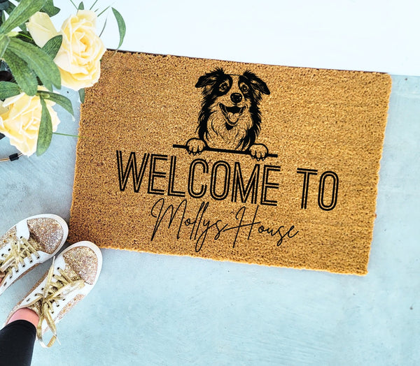 Custom Dog Doormat | Dog Mom Gifts | Dog Gifts | Pet Doormat | Funny Door Mats | Dog Doormat | Dog Owner Gifts | Door Mat | Dog Mom